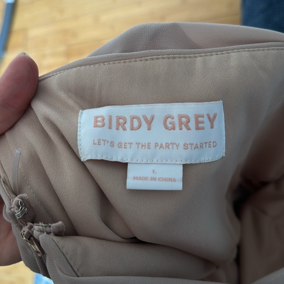 Birdie Gray Kira Gown - Picture 3 of 6